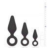 EasyToys Anal Collection Lot de 3 plugs Pointy 10 x 4.5 cm Noir